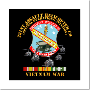 281st AHC - Hell from Above w VN SVC Posters and Art